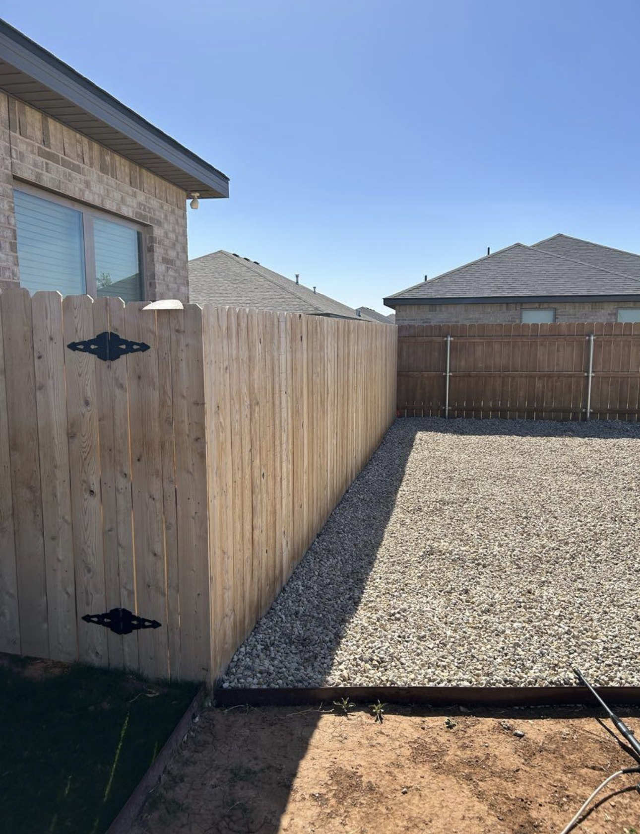Backyard transformation outdoor living area